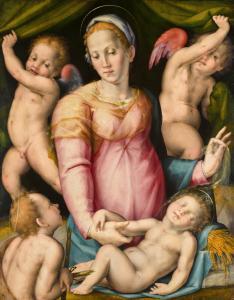 FOSCHI Pier Francesco,The Virgin and Child with the Infant Saint John th,Sotheby's 2022-12-07