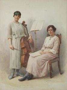 FOSLET H.W,"La lezione di musica",1920,Il Ponte Casa D'aste Srl IT 2013-11-12
