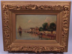 FOSSATI Emilio 1800-1900,Ansichten aus Venedig,Palais Dorotheum AT 2015-06-11