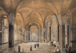 FOSSATI Gaspard 1809-1883,Hagia Sophia et du Bosphore,Boisgirard - Antonini FR 2017-06-16