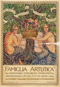 FOSSOMBRONE Andrea 1887-1963,Famiglia artistica,1913,Aste Bolaffi IT 2019-05-08