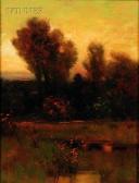 FOSTER Benjamin, Ben 1852-1926,Evening Landscape,Skinner US 2008-03-07