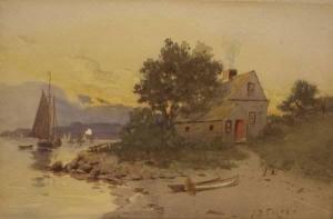 FOSTER John 1900-1900,B. Foster, American  Sunset along,McInnis US 2008-10-19