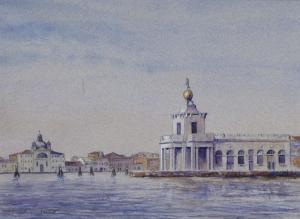 FOSTER John 1900-1900,Towards Salute; Dogana Grand Canal Venice,1925,Woolley & Wallis GB 2014-03-19