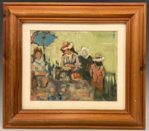 FOSTER Ross,Edwardian figures at the beach,Bamfords Auctioneers and Valuers GB 2023-08-09