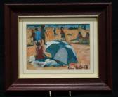 FOSTER Ross,Figures with parasol,Bamfords Auctioneers and Valuers GB 2021-01-13