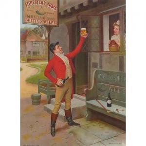 FOSTER Victorian,bottled beer,1897,Eastbourne GB 2017-03-09