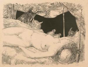 FOUJITA Tsuguharu Léonard 1886-1968,LE RÉVE (THE DREAM),1947,Christie's GB 2017-05-28