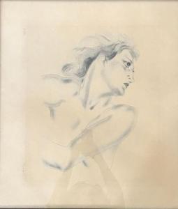 FOUJITA Tsuguharu Léonard 1886-1968,Portrtait de femme de profil,Millon & Associés FR 2019-09-17