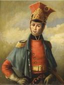 FOULLON Lucille 1775-1865,Lancier rouge de la garde impériale,Osenat FR 2020-12-07