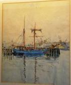 FOURMAINTRAUX WILSON Rachel 1880-1911,Berton Schooner at Jetty-Boulogn,Shapes Auctioneers & Valuers 2013-01-10