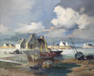 FOURNET Lucien 1902-1975,SUR LA COTE EN MORBIHAN,Lawrences GB 2020-10-23