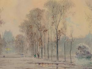 FOURNIER ALAIN 1886-1914,Paris park scene,Burstow and Hewett GB 2018-09-20