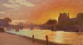 FOURNIER Alexis 1845-1946,A Bridge over the Seine River,1895,Shannon's US 2007-04-26