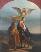 FOURNIER Charles 1803-1854,Heilige Familie auf der Flucht,DAWO Auktionen DE 2009-06-16