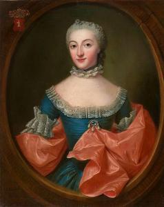 FOURNIER Jean 1703-1765,Portrait of Margareta Cornelia van de Poll,1750,Lempertz DE 2018-05-16