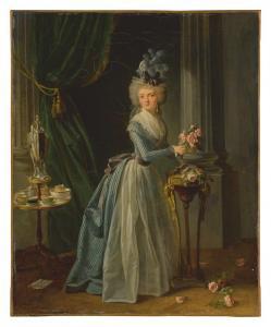 FOURNIER Jean Simon 1791-1799,LA DAME AUX ROSES,Sotheby's GB 2020-02-04
