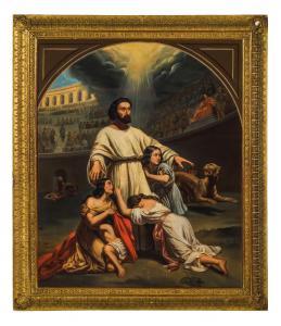 FOURNIER Louis Edouard 1857-1917,Scena biblica,1887,Wannenes Art Auctions IT 2020-12-21