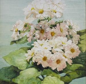 Fowkes Reeves,still life flowers,1931,Burstow and Hewett GB 2019-01-29