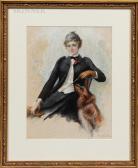 FOWLER Frank 1852-1910,Equestrian with a Dog,Skinner US 2021-07-15