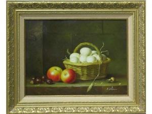 FOWLER Glenn A 1900-1900,Panier doeufs et pommes,Dufreche FR 2008-04-10