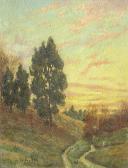 fowler helen,A path through the trees at sunset,1922,Bonhams GB 2008-01-13