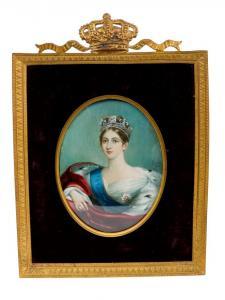 FOWLER William II 1796-1880,portrait of Queen Victoria,1840,Reeman Dansie GB 2019-07-30