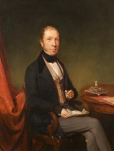 FOX Augustus H 1841-1849,Three quarter length portrait of Francis Aspinall ,Sotheby's GB 2008-01-15