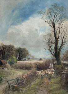 FOX Henry Charles 1855-1929,Shepherd and his Flock,David Duggleby Limited GB 2024-04-04