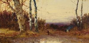 FOX Henry Charles 1855-1929,Wooded country lane with figure, and another simil,Bonhams GB 2007-10-26