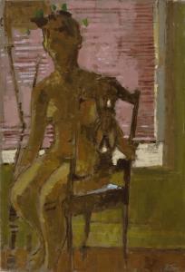 FOX John Richard 1927-2008,Nude on Chair,Heffel CA 2024-01-25