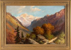 FOX Robert Atkinson 1860-1935,Western Mountain Landscape,Eldred's US 2023-07-27