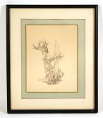 FOY Grey 1900-1900,Surreal Botanical Figural Study,Ruggiero Associates US 2012-06-06