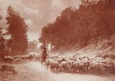 FRÉCHON Émile 1848-1921,Troupeau de moutons dans la région d'Etaples,Millon & Associés FR 2014-03-11