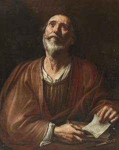 FRACANZANO Francesco 1612-1656,Ritratto di filosofo, probabilmente Eucli,Capitolium Art Casa d'Aste 2023-12-13