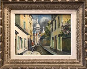 FRACHET Andre,Le Vieux Montmartre - Rue St Rustique et le Sacre ,1960,Ro Gallery 2019-02-27