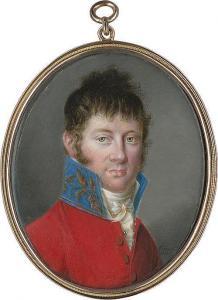 FRAENCKEL Liepmann 1772-1857,Junger Offizier im roten Rock,Galerie Bassenge DE 2017-12-01