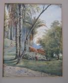 FRAGER Louis 1800-1900,Figures in tropical landscapes,Bellmans Fine Art Auctioneers GB 2010-09-08