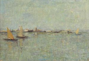 FRAGIACOMO Pietro 1856-1922,Sailing boats on the Venetian lagoon,Christie's GB 2019-07-11