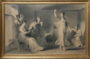 FRAGONARD Alexandre Evariste 1780-1850,La leçon de danse,1802,Baron Ribeyre & Associés FR 2024-03-29
