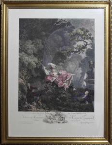 FRAGONARD Jean Honore 1732-1806,L'escarpolette,Ruellan FR 2014-01-25