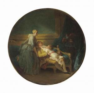 FRAGONARD Jean Honore 1732-1806,L'Heureux ménage ('The happy household'),Christie's GB 2016-04-13