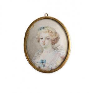 FRAGONARD Marie Anne 1745-1823,Portrait de jeune fille,Millon & Associés FR 2020-06-30