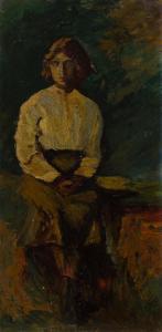 FRAME Statira E 1870-1935,Portrait of a Young Lady,1912,Heffel CA 2023-07-27