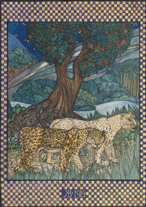 FRAMPTON Edward Reginald 1870-1923,The forest at night,1919,Christie's GB 2016-09-14