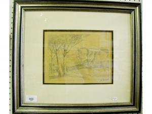 FRANÇOIS Léo 1870-1938,landscape possibly South African,Smiths of Newent Auctioneers GB 2016-05-13