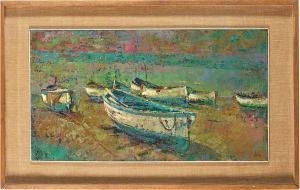 FRANA Ettore 1924,Spiaggia con imbarcazione,Cambi IT 2022-10-25