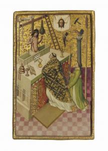 francés nicolás 1431-1461,The Mass of Saint Gregory,Christie's GB 2015-01-28