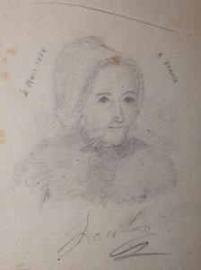 FRANCE Anatole 1844-1924,Portrait de Marie Foulon,Binoche et Giquello FR 2020-07-17