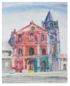 FRANCES Juana Concepción 1927-1990,Quiapo Church,1988,Leon Gallery PH 2020-01-18